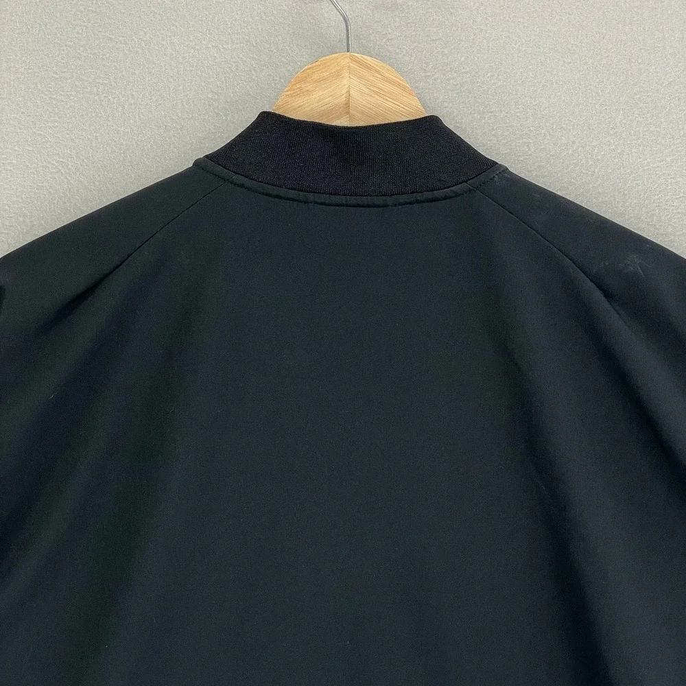 adidas ZNE Bomber‎ Jacket Mens Medium Black Performance Tech Water Repellant